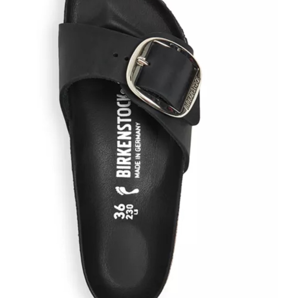 Birkenstock big buckle oiled leather